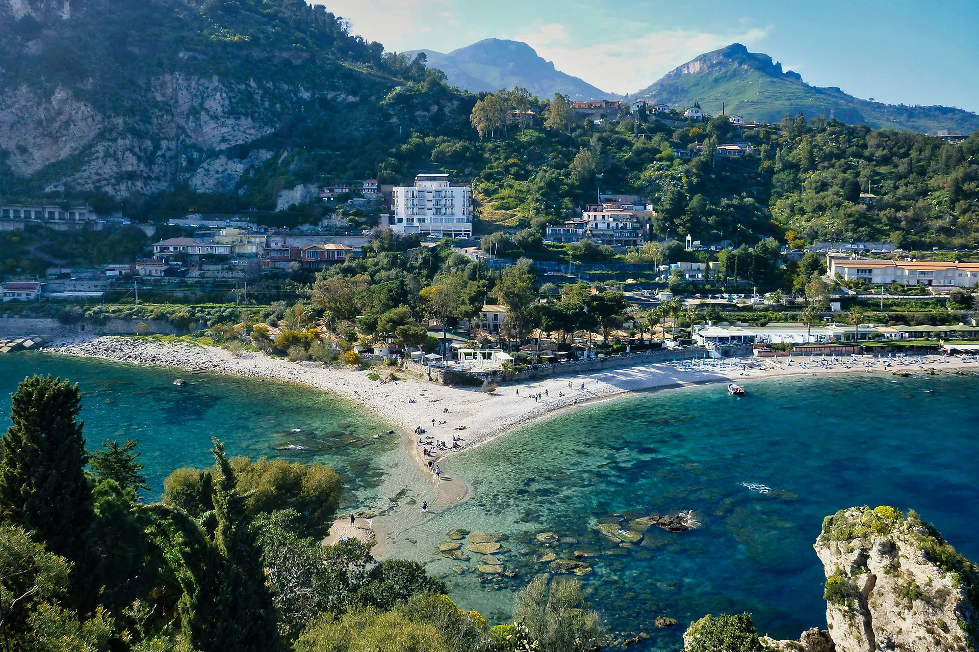 Private Taormina boat tours - isola bella sicily